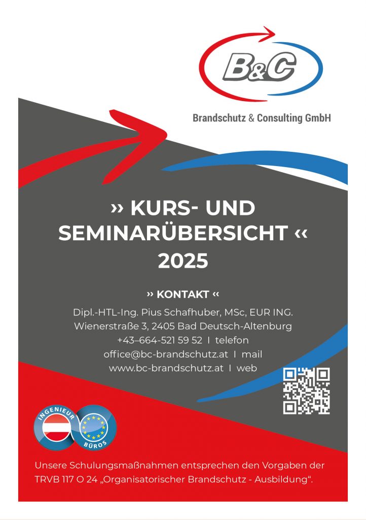 Brandschutz Seminare 2025